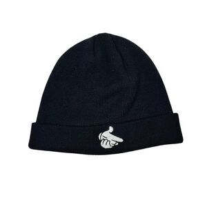 Crooks and Castles Air Gun Logo Mickey Hands Beanie Hat Cap